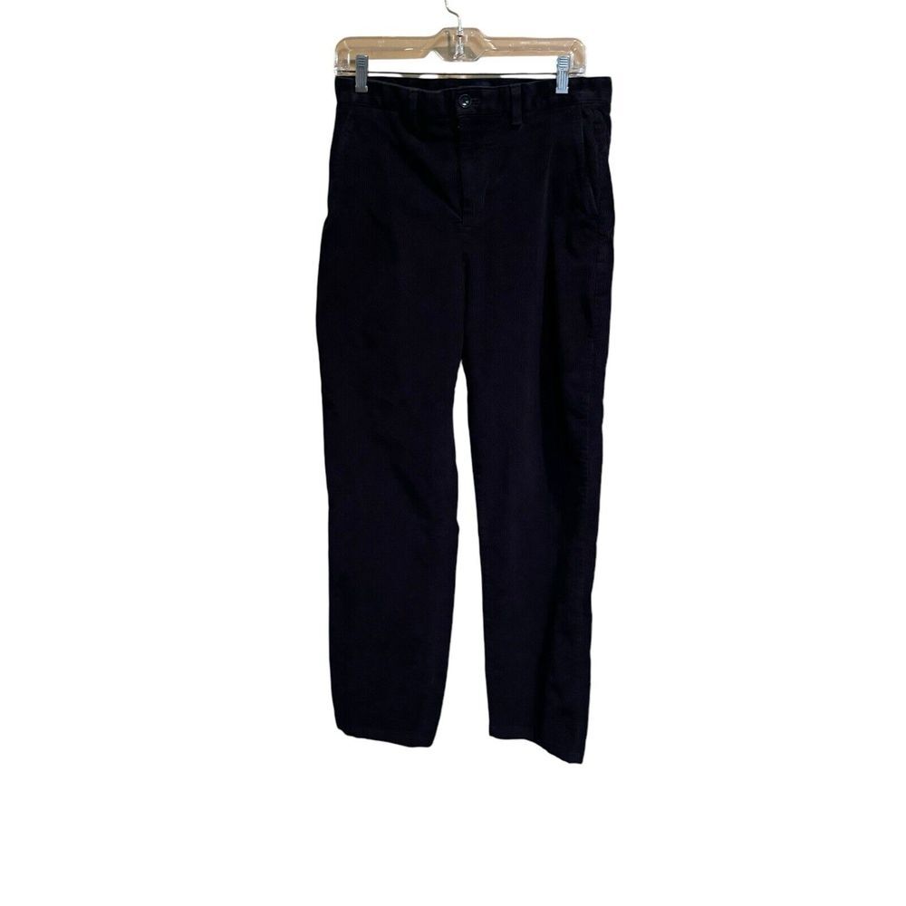 Gap Men's Navy Blue Flat‎ Front Corduroy Pants Size 30x32